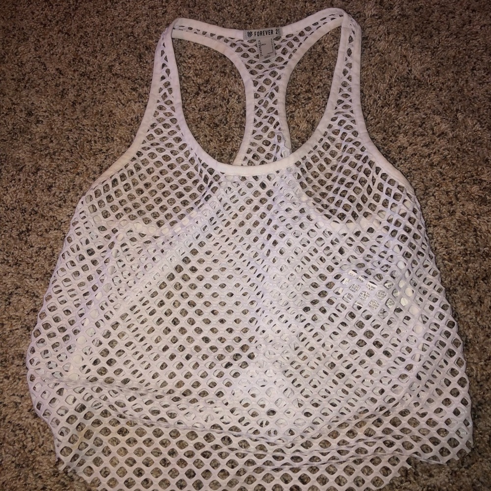 white mesh tank!!!